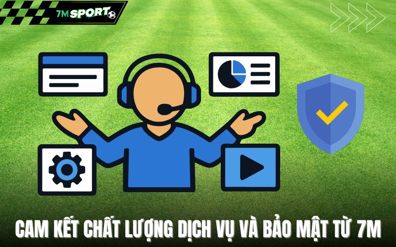 Cam kết chất lượng dịch vụ và bảo mật từ 7M
