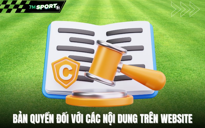 Điều khoản bản quyền đối với các nội dung trên website